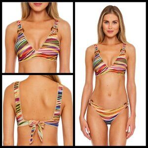 💕BECCA💕 Awaken Callie Banded Triangle Bikini Top ~ Small S NWT
